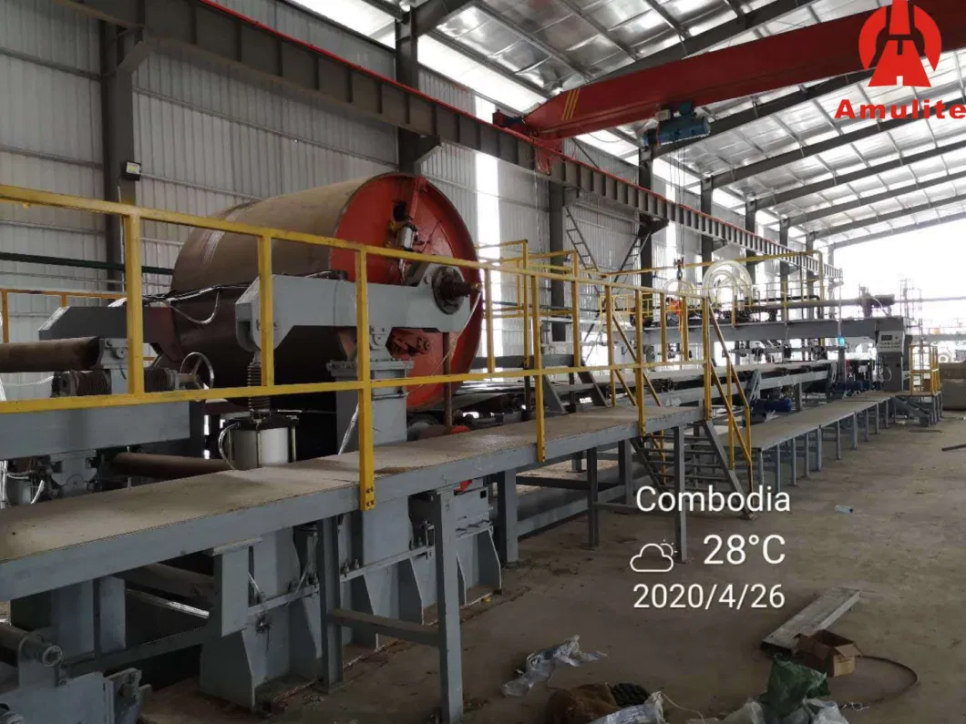 Cement Fiber Board Hastchek/ Flow-on Double Width Production Line